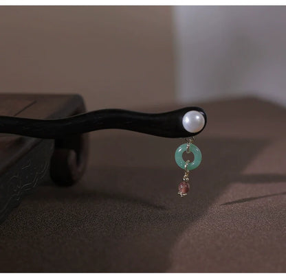 Ebony Hair Stick: Misty Jiangnan
