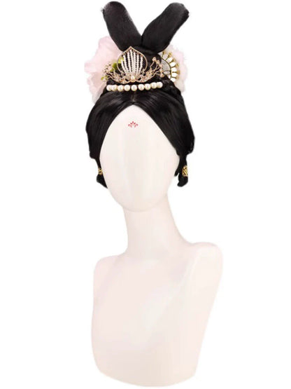 Literary Glow - Chinese Style Hair Wig for Hanfu