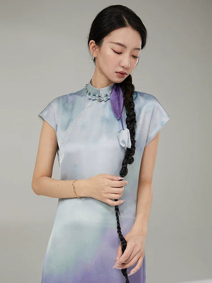 Xiuying 岫影 - New Chinese Style Cheongsam Dress (Preorder)