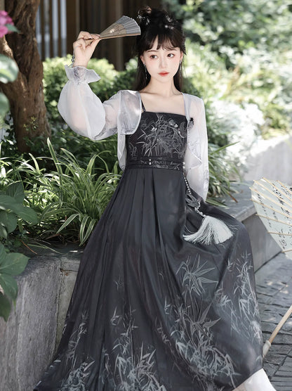 Tang Dynasty x Modern Hanfu: Ember Bamboo 竹烬