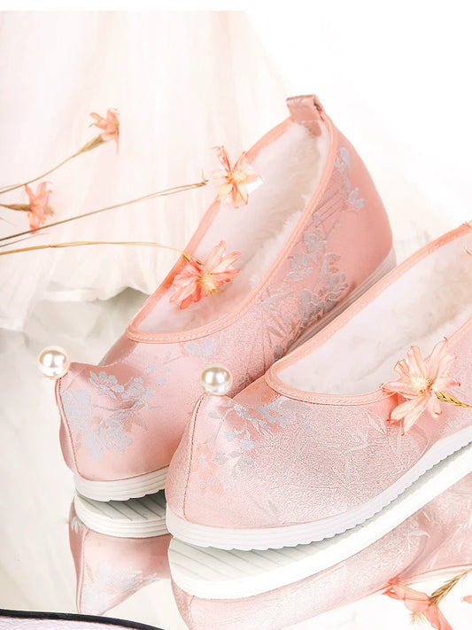 Grace - Chinese Style Brocade Hanfu Shoes