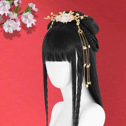 Blue Lotus - Chinese Style Hair Wig for Hanfu