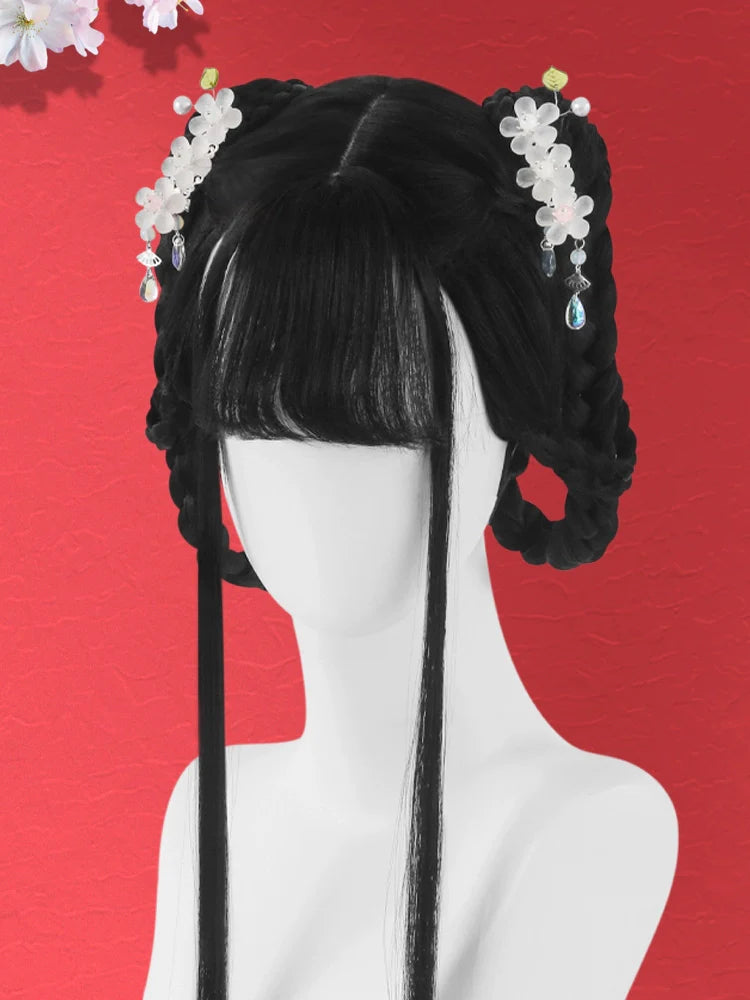 Jade Brocade - Chinese Style Hair Wig for Hanfu