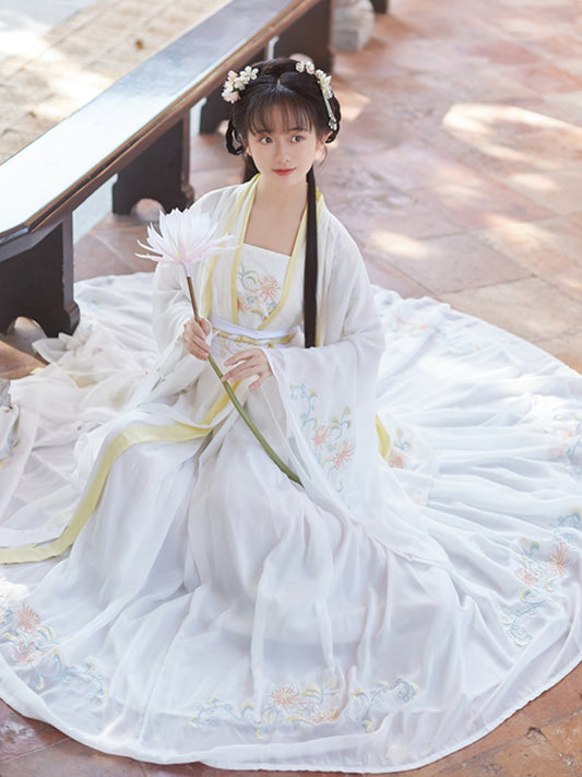 Hidden Flower 花之隐 - Song Dynasty Style Qiyao Ruqun Hanfu