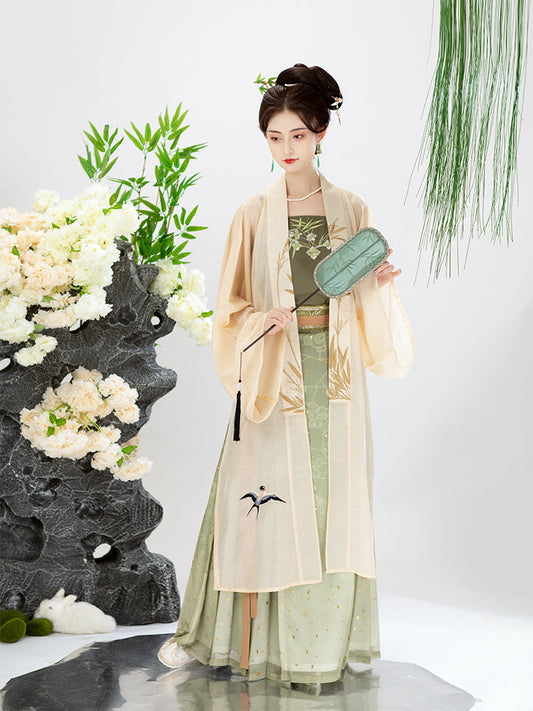 Spring Snow 春外雪 - Song Dynasty Style Qiyao Ruqun Hanfu