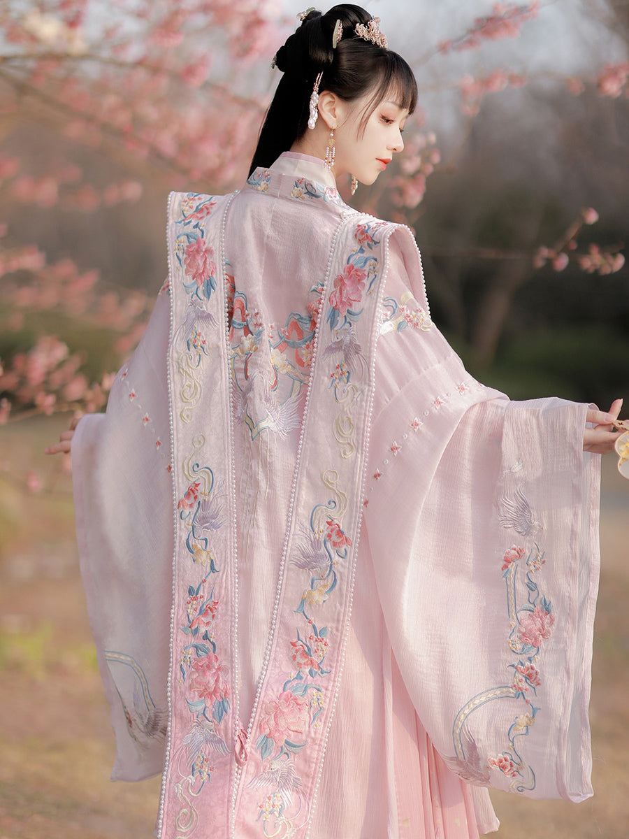 Birds and Flowers 鸟语花香 - Song Dynasty Style Qiyao Ruqun Hanfu