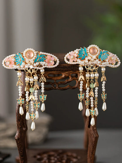 Hanfu Hair Accessories Set: Spring Lane