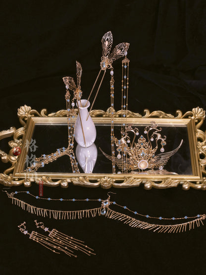 Hanfu Hair Accessories Set: Yuxian