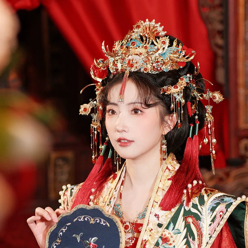 Chinese Wedding Hair Accessories: Flower Appearance