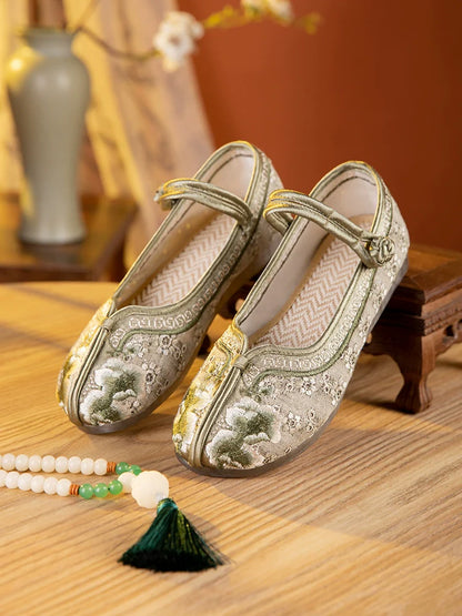 Chloe - Embroidered Cheongsam Shoes