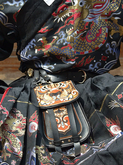 Tiger Head Waist Bag for Men and Women