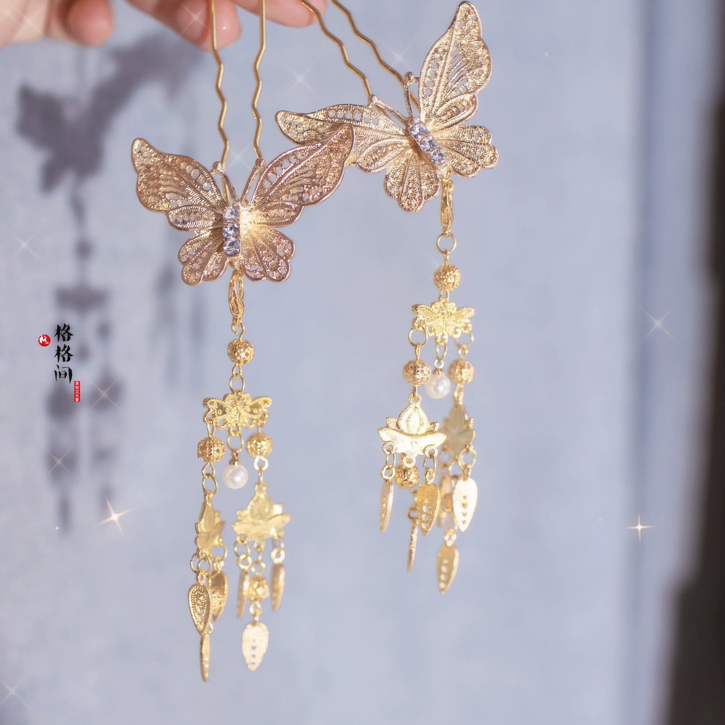 Hair Pins: Dazzle Butterfly