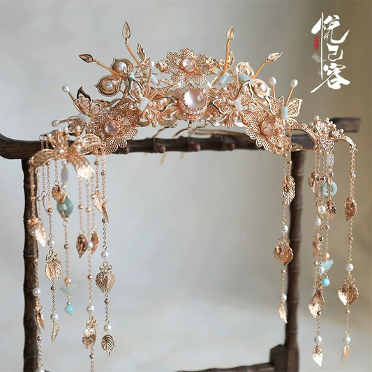 Hanfu Hair Accessories Set: Yunhuali