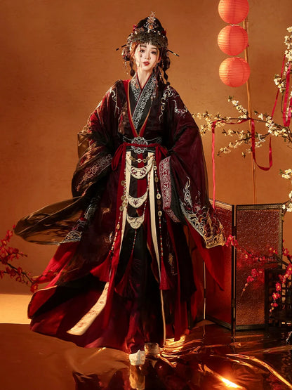 Fire Lotus - Warring States and Han Dynasty Straight Hem Robe