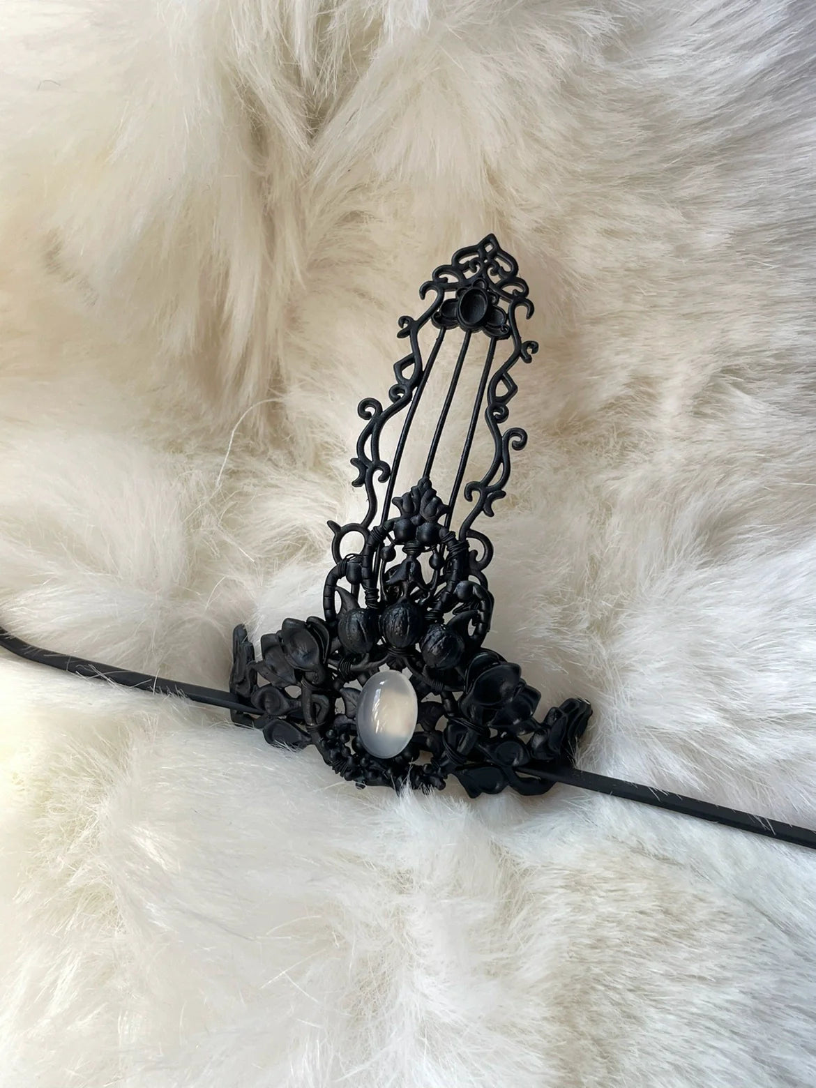 Night Shadow - Unisex Hanfu Hair Crown