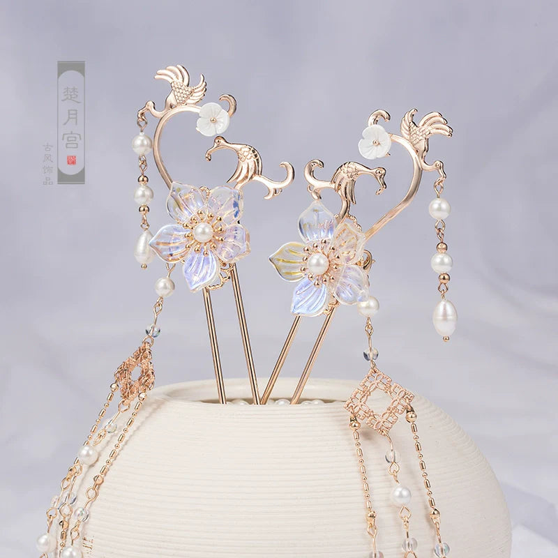 Hanfu Hair Accessories Set: Sky Phoenix