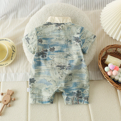 Landscape - Chinese Style Baby Onesies