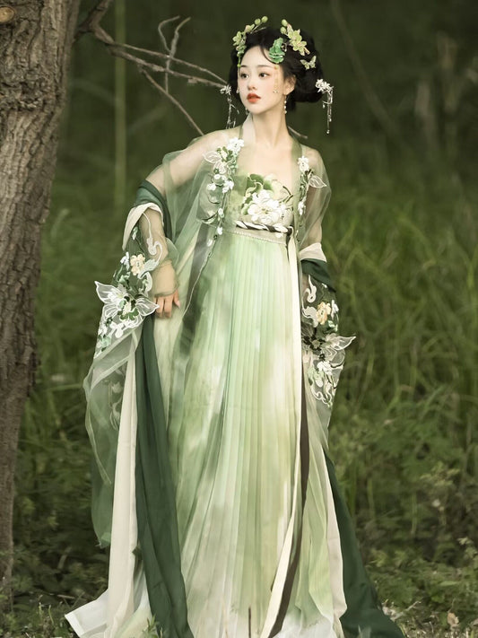 Peppermint - Tang Dynasty Style Hanfu Dress Heziqun