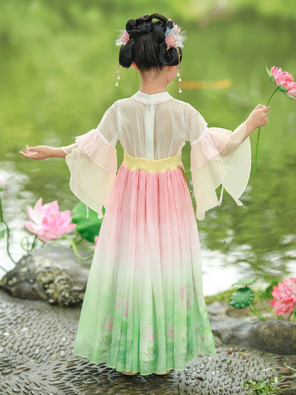 Gardenia - Tang Dynasty Hanfu Dress, Fairy Costume for Girls