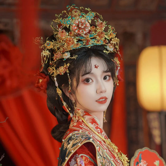 Chinese Wedding Hair Accessories: Jinfeng
