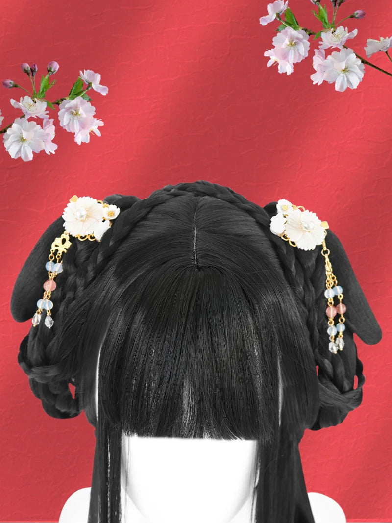 Bright Pearl - Chinese Style Hair Wig for Hanfu