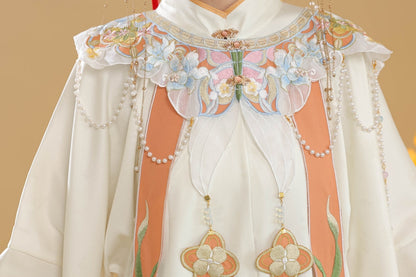 Luzhou 庐州 - Cloud Collar & Mamianqun Ming Dynasty Hanfu Set