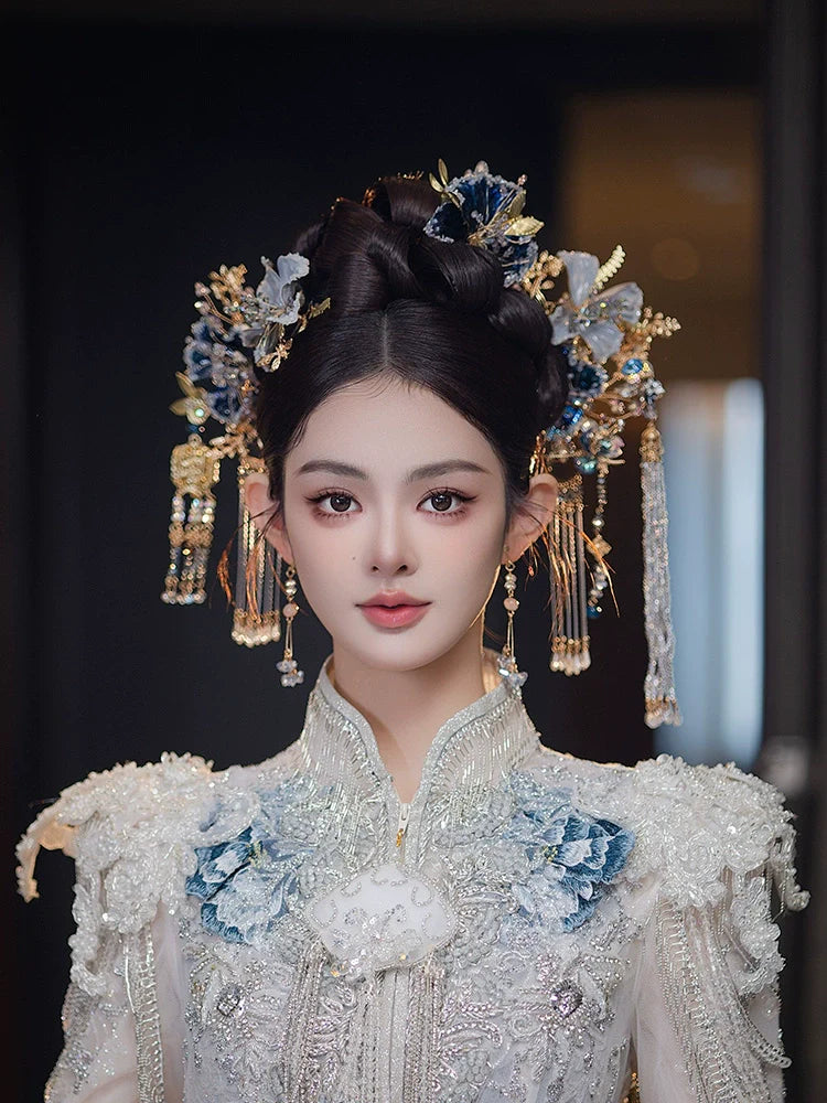 Chinese Wedding Hair Accessories: Moonlit Serenade