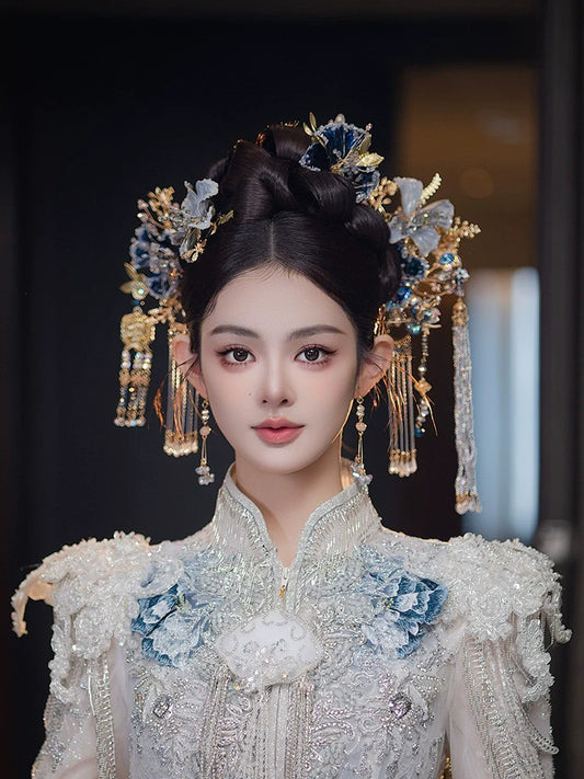 Chinese Wedding Hair Accessories: Moonlit Serenade
