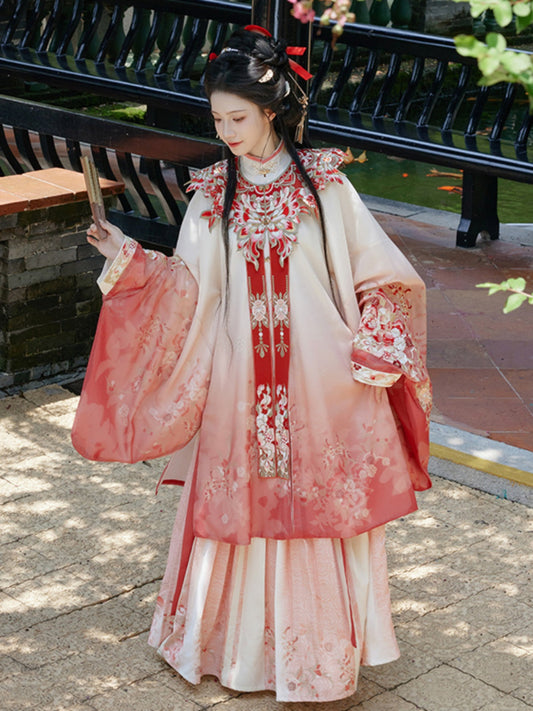 Thousand Dreams 千川一梦 - Cloud Collar & Pleated Skirt Ming Dynasty Hanfu Set