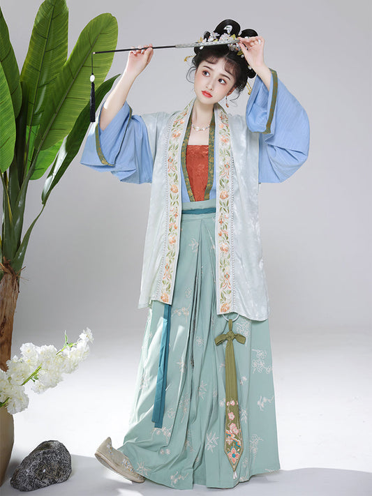 Mountain Pavilion Willow 山亭柳 - Song Dynasty Style Qiyao Ruqun Hanfu