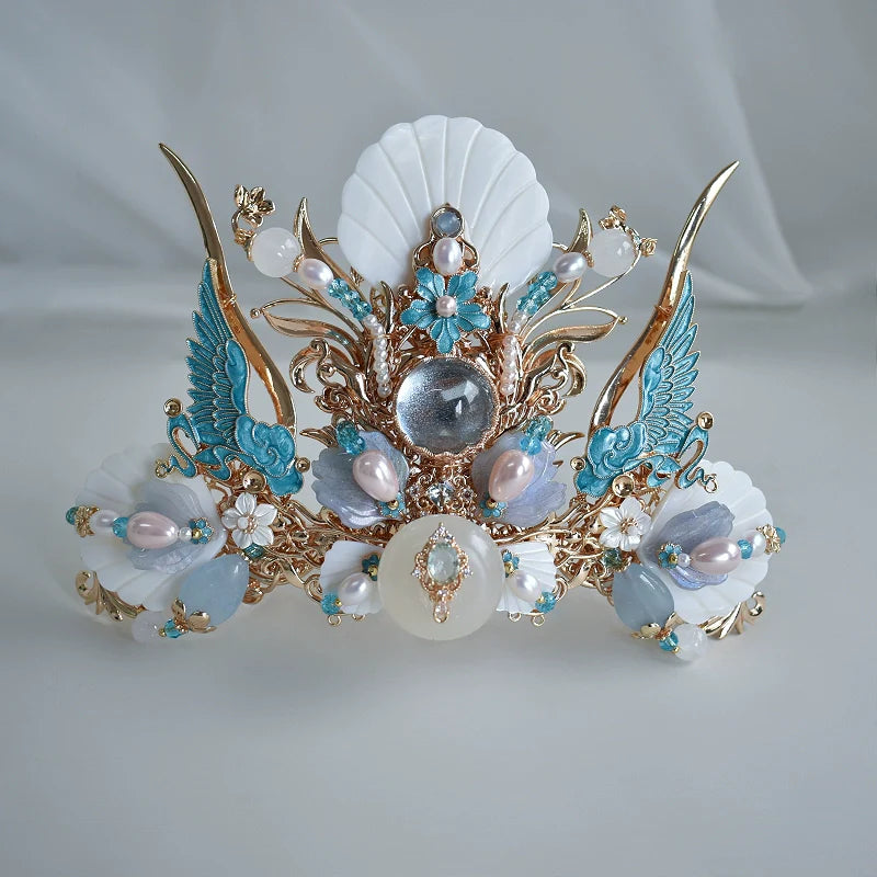 Hanfu Hair Accessories Set: Tidal Sea Spirit