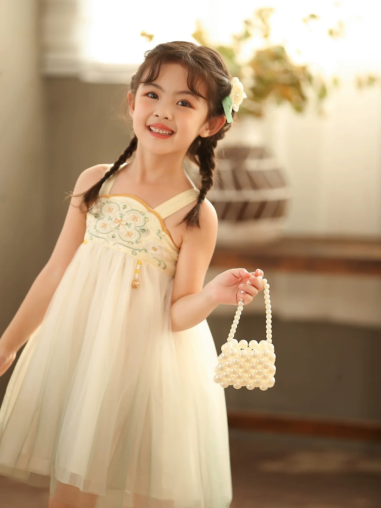 Saphira - New Chinese Style Tang Dynasty Hanfu for Girls