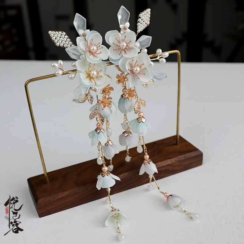 Hair Clips: Spring Cherry Blossom