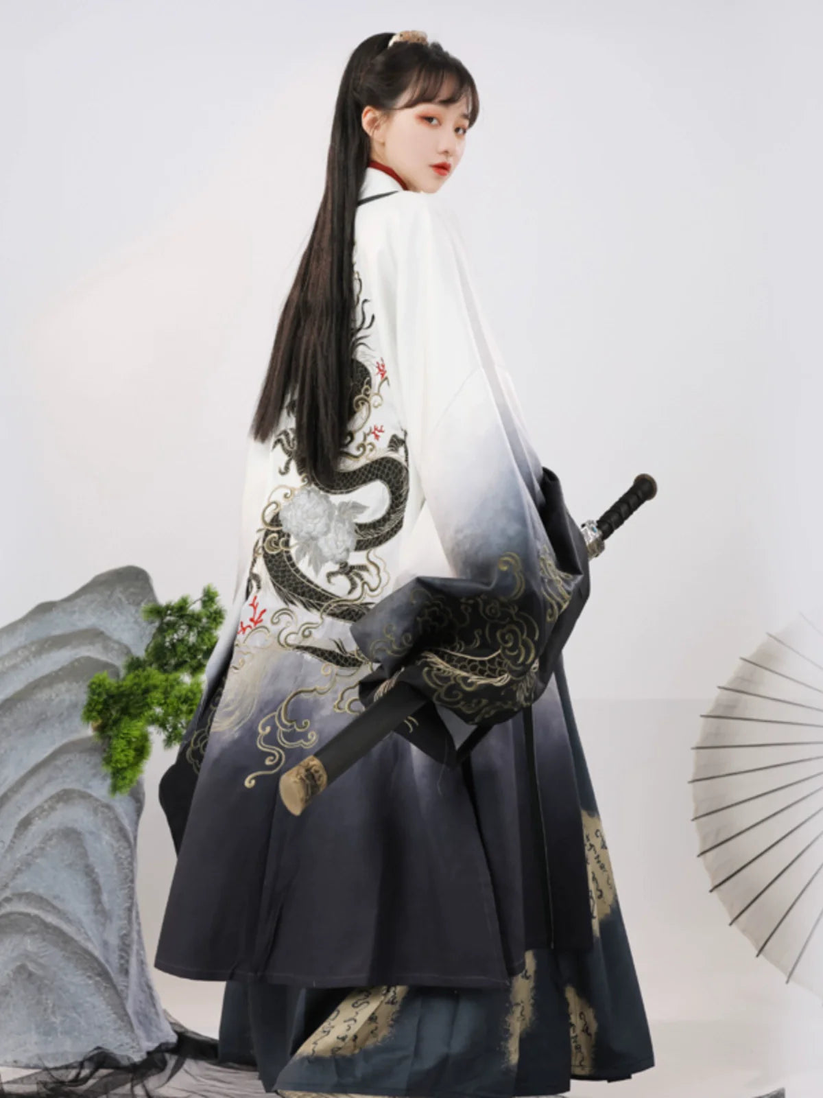 Wei Jin Wuxia Style Qiyao Ruqun - Lin 林