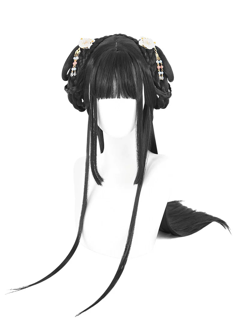 Bright Pearl - Chinese Style Hair Wig for Hanfu