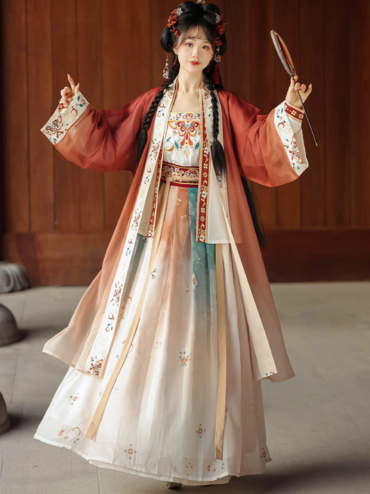 Jin Yudie 锦玉蝶 - Song Dynasty Style Qiyao Ruqun Hanfu