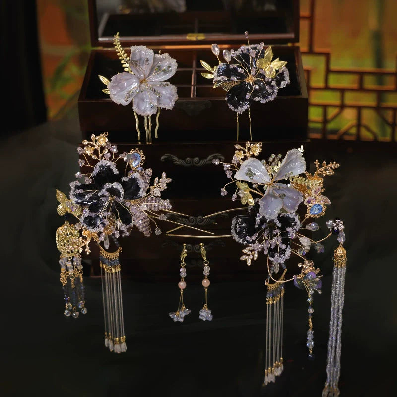 Chinese Wedding Hair Accessories: Moonlit Serenade