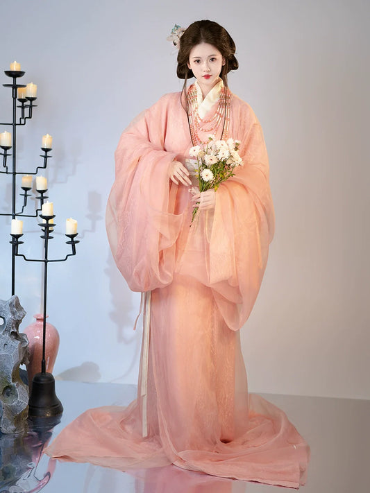 Falling Petals - Warring States and Han Dynasty Straight Hem Robe