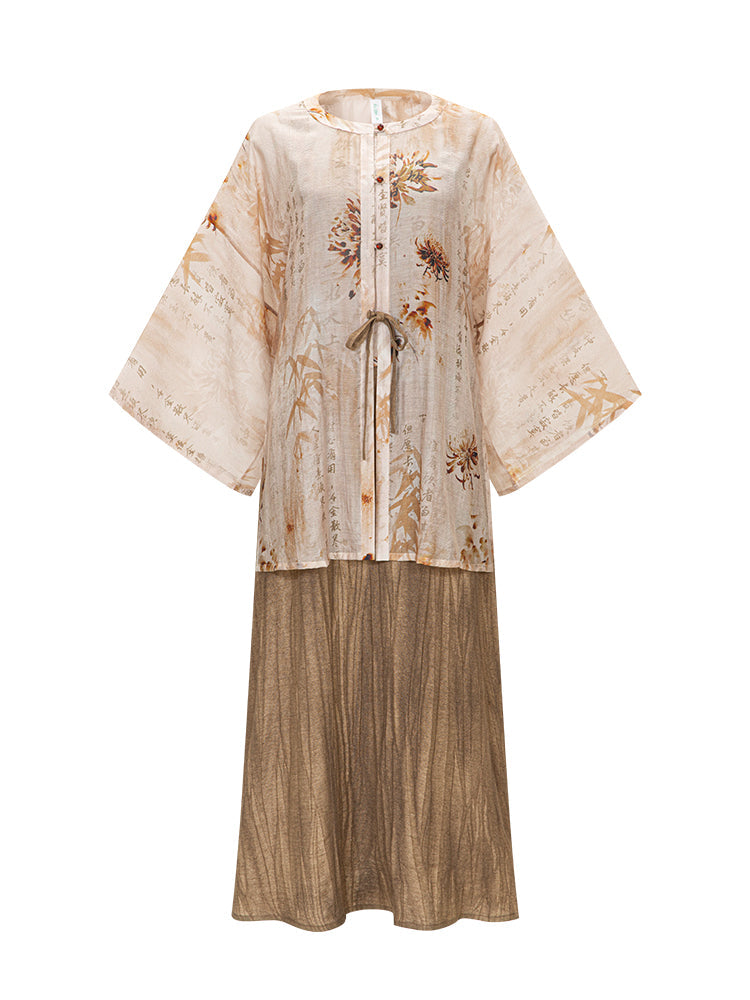 Autumn Scroll 随己欢 - Ming Dynasty Inspired Sundress (Preorder)