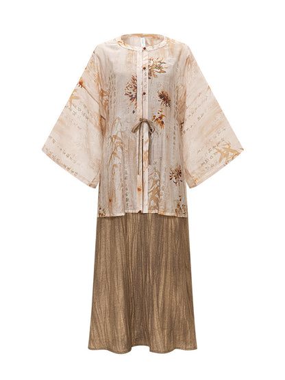 Autumn Scroll 随己欢 - Ming Dynasty Inspired Sundress (Preorder)