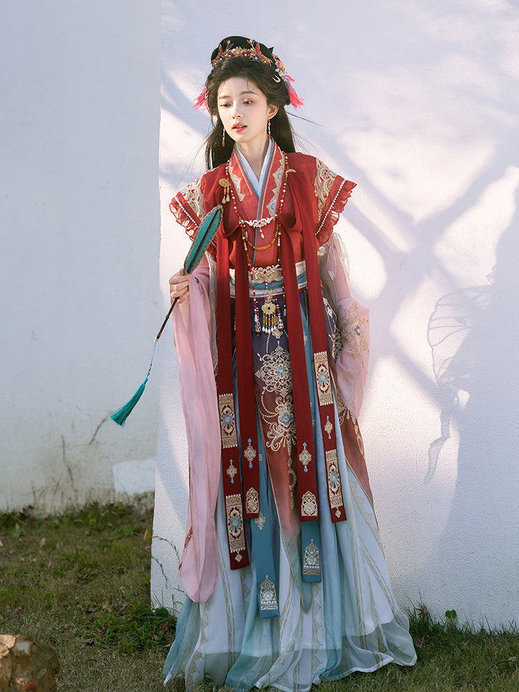 Luoshen 洛仙 - Wei Jin Goddess Style Qiyao Ruqun Mythology Costume (Preorder)