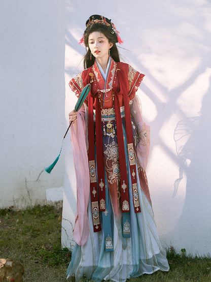 Luoshen 洛仙 - Wei Jin Goddess Style Qiyao Ruqun Mythology Costume (Preorder)