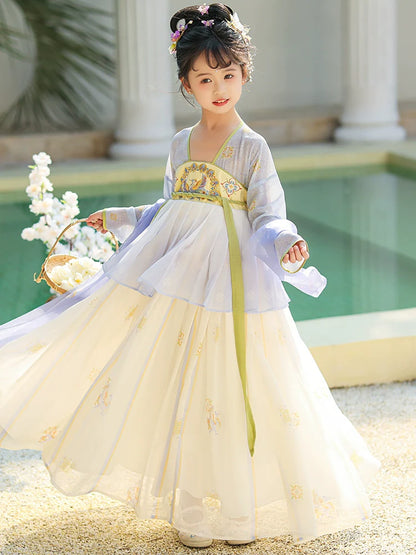 Sienna - Tang Dynasty Hanfu Dress, Princess Costume for Girls