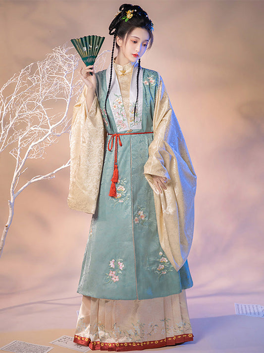 Xilouyue 西楼月 - Bijia & Mamianqun Ming Dynasty Hanfu Set