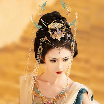 Hanfu Hair Accessories Set: Purple Immortal