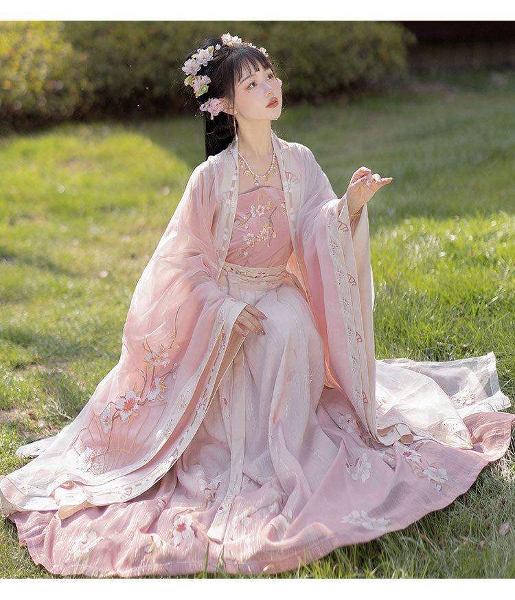 Cherry Blossoms - Song Dynasty Style Qiyao Ruqun Hanfu