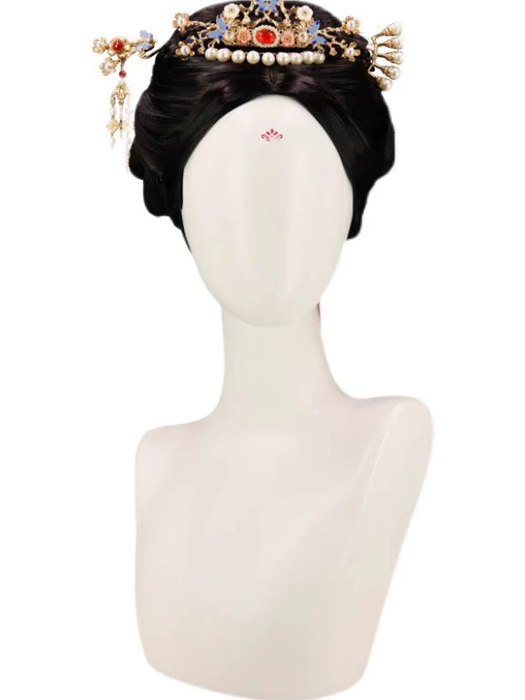 Beautiful and Dainty - Ming Dynasty Chinese Style Hair Wig for Hanfu