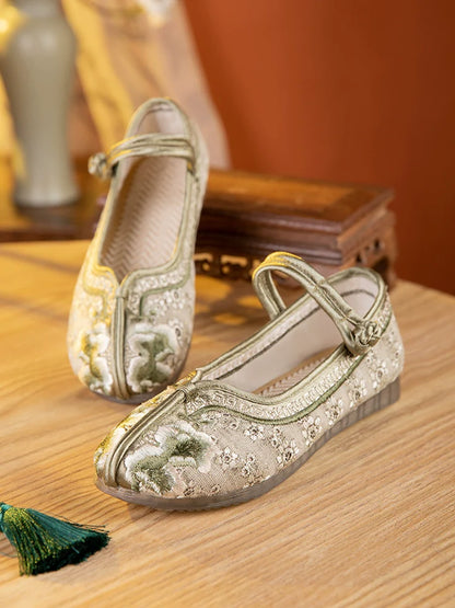 Chloe - Embroidered Cheongsam Shoes