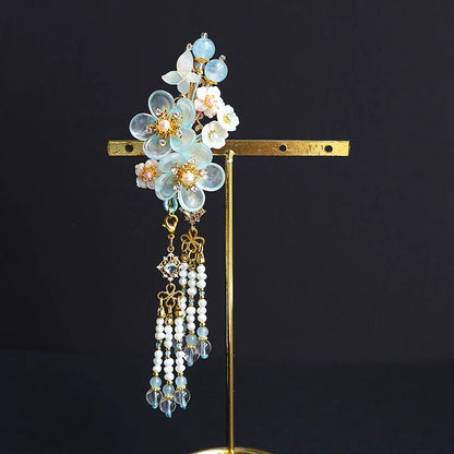 Hair Clips: Ice Flower