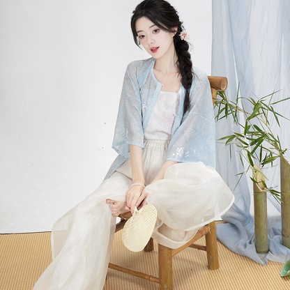 Ming Dynasty x Modern Hanfu: Sea Salt Crushed Ice 海盐碎冰 (Preorder)